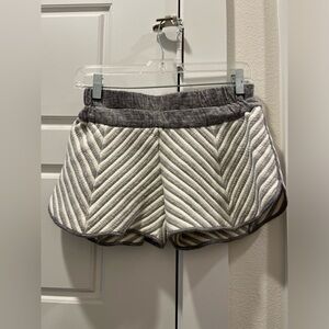 Derek Lam 10 Crosby comfy flare chevron shorts